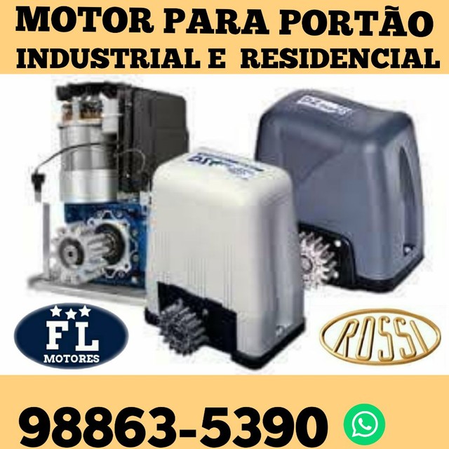 Motor para Portão Linha Industrial Rossi e Ppa 