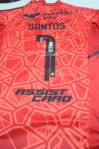 CAMISA FLAMENGO – GOLEIRO SANTOS – LIBERTADORES 2022- FLA 3 X 1 TALLERES –  AUTOGRAFADO PELO ELENCO – Play For a Cause