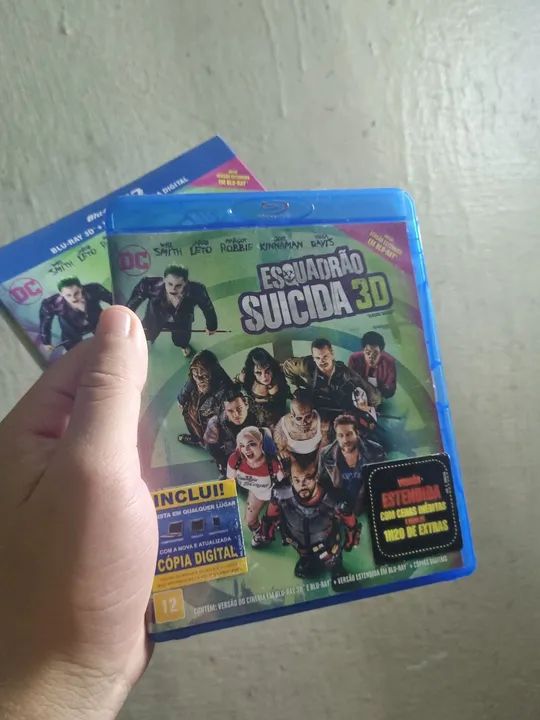 Esquadrão Suicida (2016) Blu-Ray 3D