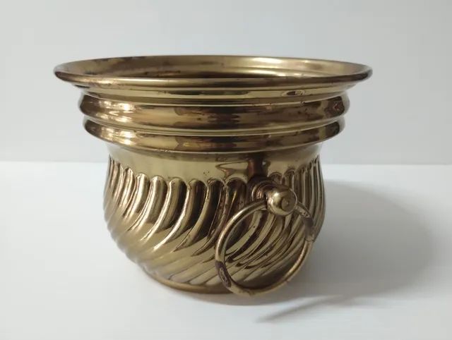 Vaso Redondo em bronze, com argolas (Anos 50) - Foto 6