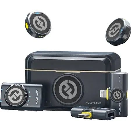 Microfone Hollyland Lark M2 Combo Professional Lapela Wireless