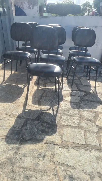Cadeira fixa estofada escritório  - Foto 3