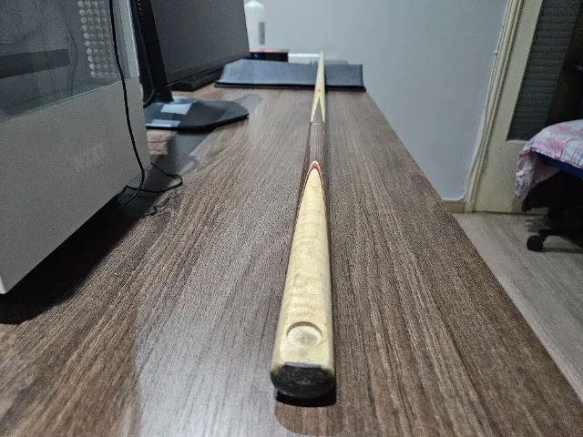 Taco de sinuca profissional 3/4 madeira ash