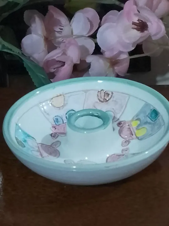 Castiçal em Porcelana 