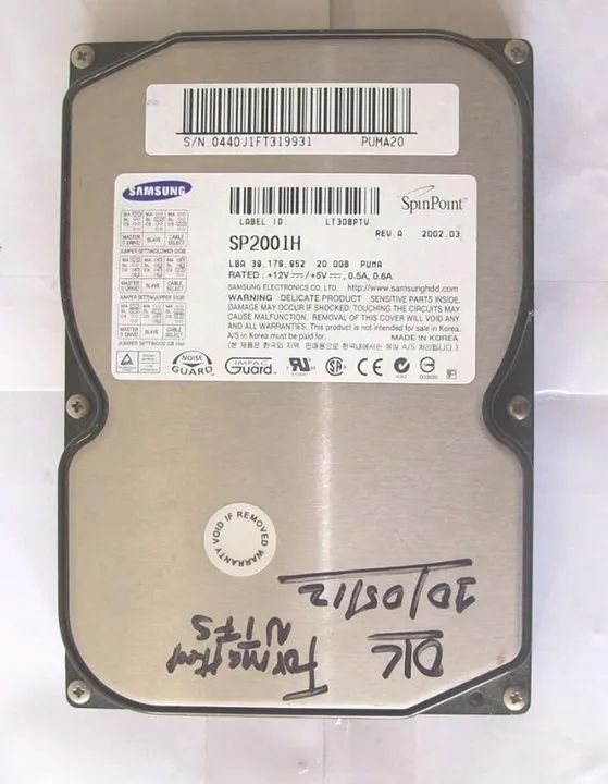 HD Ide Samsumg 20Gb