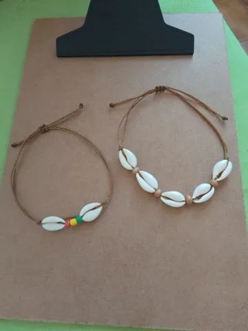 Pulseiras e tornozeleiras de miçangas  - Foto 3