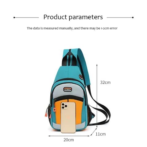Bolsa transversal com zíper na alça - Foto 6