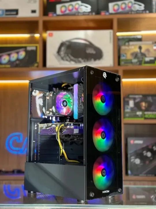 PC Gamer Novo Ryzen 5 5500 + Rx 580 8gb + 16Gb ram 1 ano de garantia