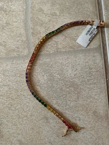 Pulseira dourada riviera 