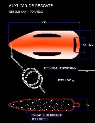 Boia Salva Vidas de Resgate Salvamento Torpedo - Praia Piscina Lago Rio Mar - Manaus  - Foto 6