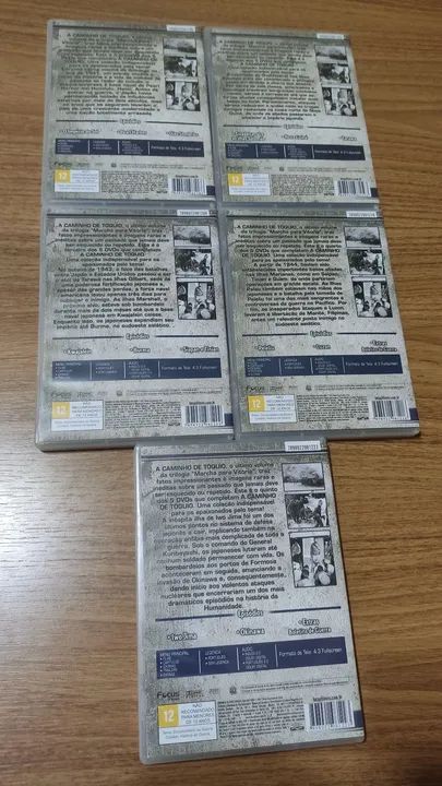 DVDs - A Caminho de Tóquio - Box Completo 5 dvds. - Foto 2