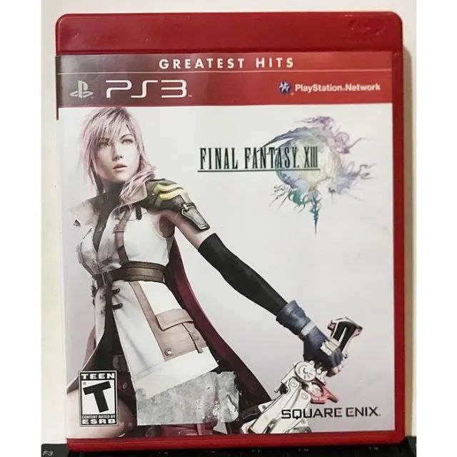 Jogo Final Fantasy Xlll - Greatest Hits - PS3 - Mídia Física.