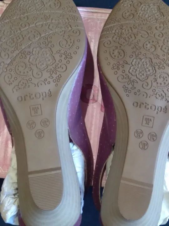 SANDÁLIA  ORTOPÉ  T/ 32 LILAIS - Foto 4