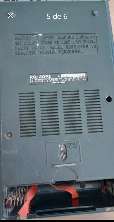 Gravador K7 National Panasonic 1976 + Fita K-7 - Foto 5