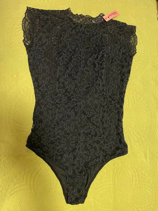  Body Valisere Renda Azul (novo)