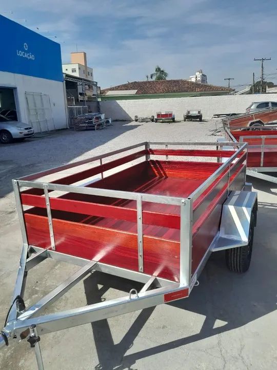 CARRETINHA CARGA REBOQUE 220X130 A PRONTA ENTREGA