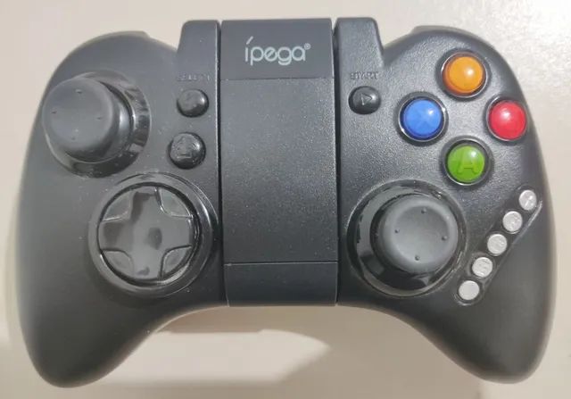 CONTROLE JOYSTICK SEM FIO ÍPEGA PRETO 