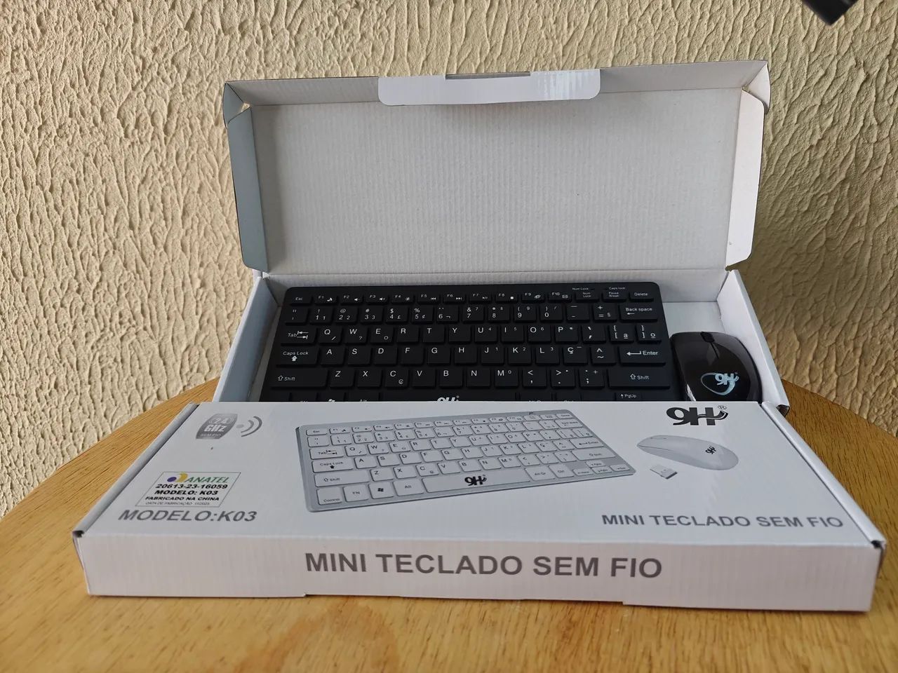 Kit teclado e mouse sem fio portátil  - Foto 5