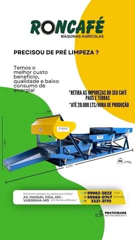 Pré limpeza - Peneirão  3 peneiras - bica de jogo - Foto 6