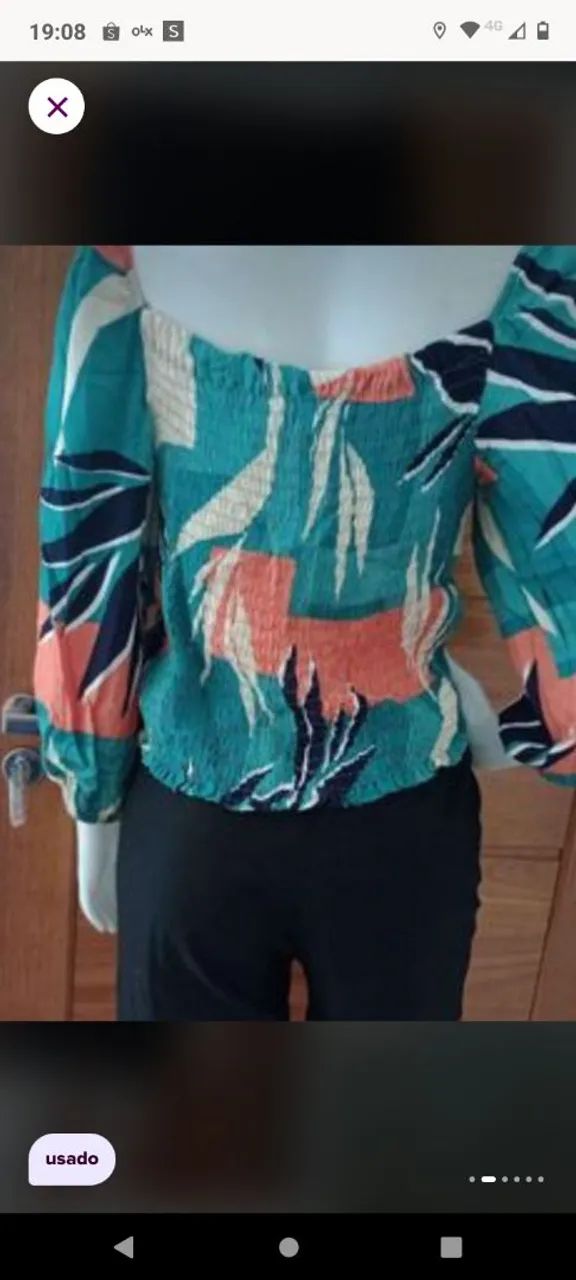 Conjunto Shorts e Blusa Feminino - Foto 2