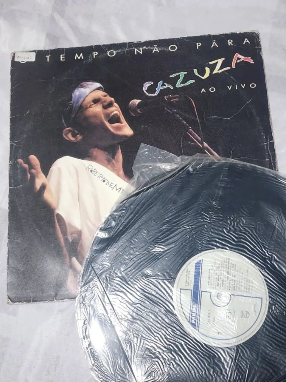 LP VINIL - CAZUZA - O TEMPO NÃO PÁRA (CAZUZA AO VIVO)