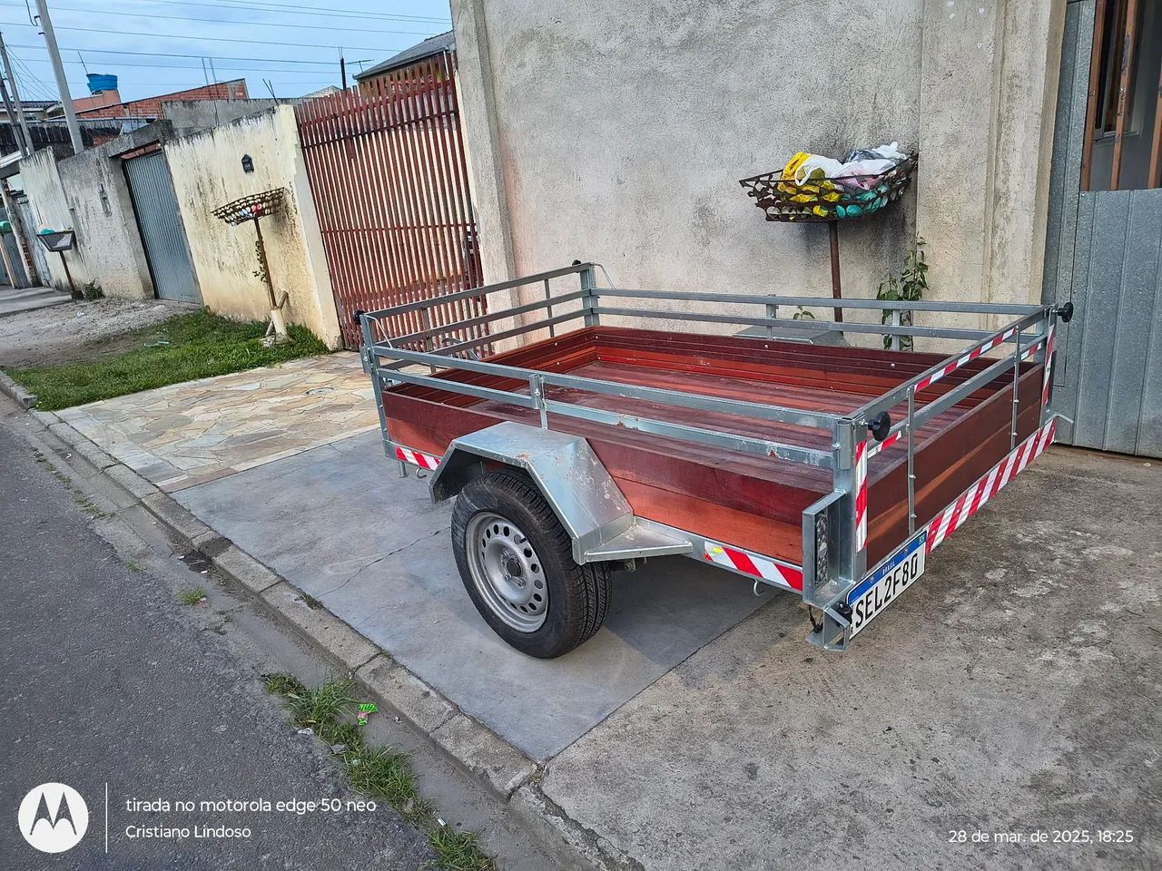 Carreta reboque para carro