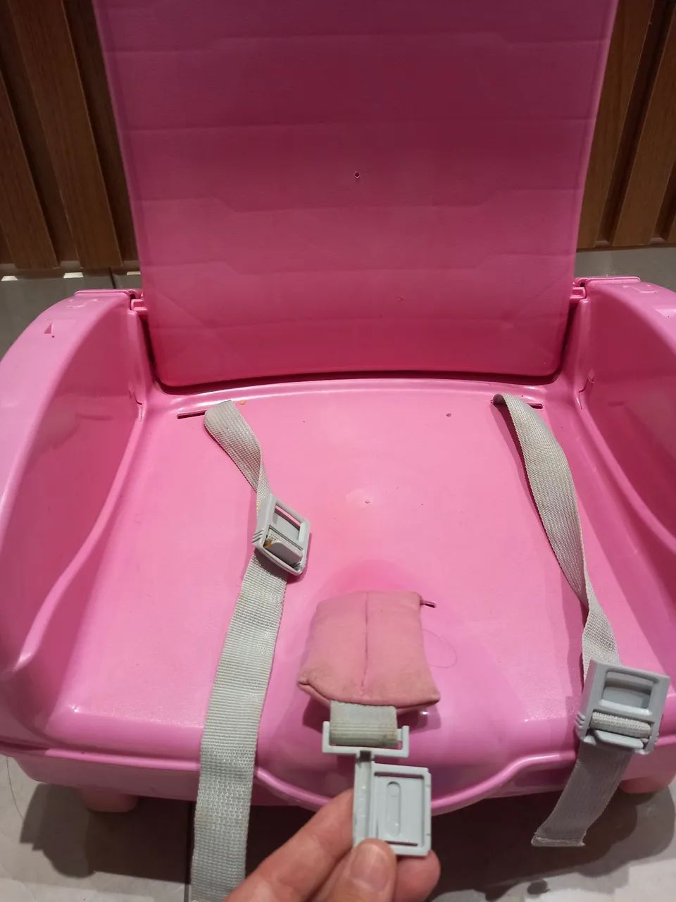 Cadeirinha de Alimentação para Bebê - Rosa - Foto 3