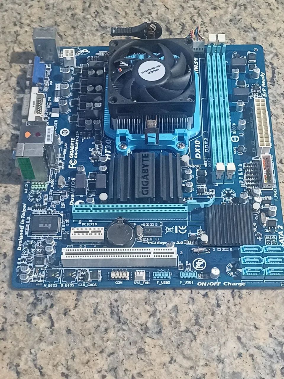 Kit Placa-Mãe Am3+ ,Gigabyte GA-78LMT-S2P