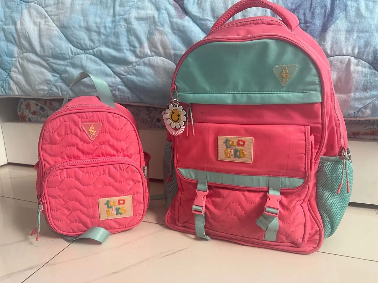 Kit Mochila e Lancheira Luluca