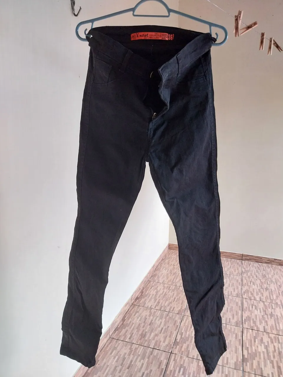 Calça Jeans Preta Skinny
