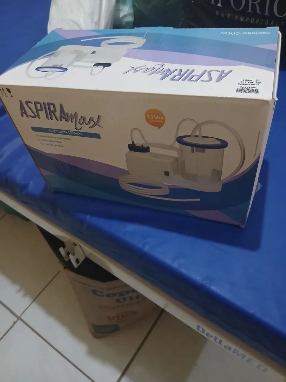 Cama hospitalar completa e aspirador - Foto 5