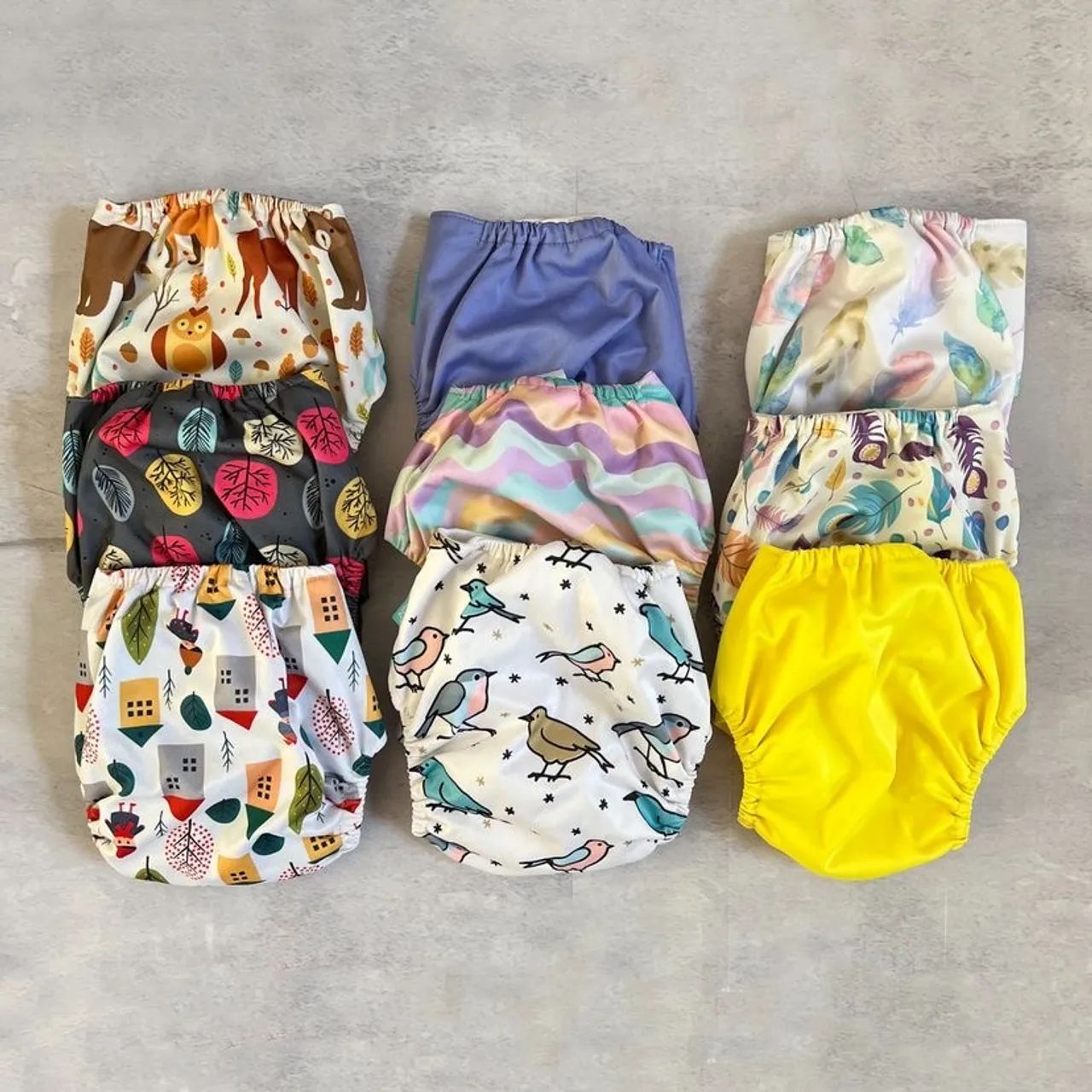 kit com 13 fraldas ecológicas - happy flute e bebês ecológicos + absorventes de carvão - Foto 2