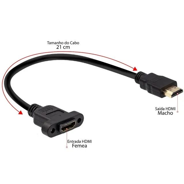 Cabo Extensor HDMI para Painel - Foto 2