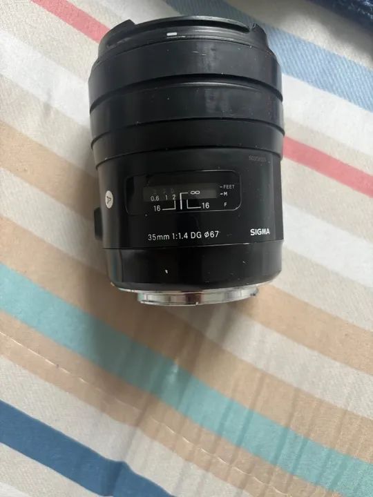 Novo Lente Sigma 18-50mm F2.8 Dc Dn para Canon RF Black Color - Foto 5