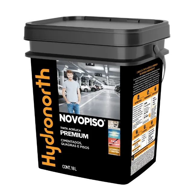 Tinta Piso 18lts Hydronorth R$ 289,90un