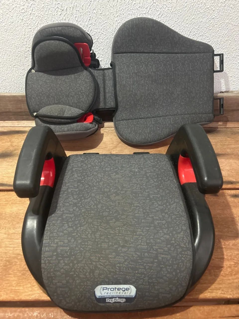   Cadeira usada Para Auto Protege Reclinável 15-36 Kg Mesclado Cinza - Foto 5