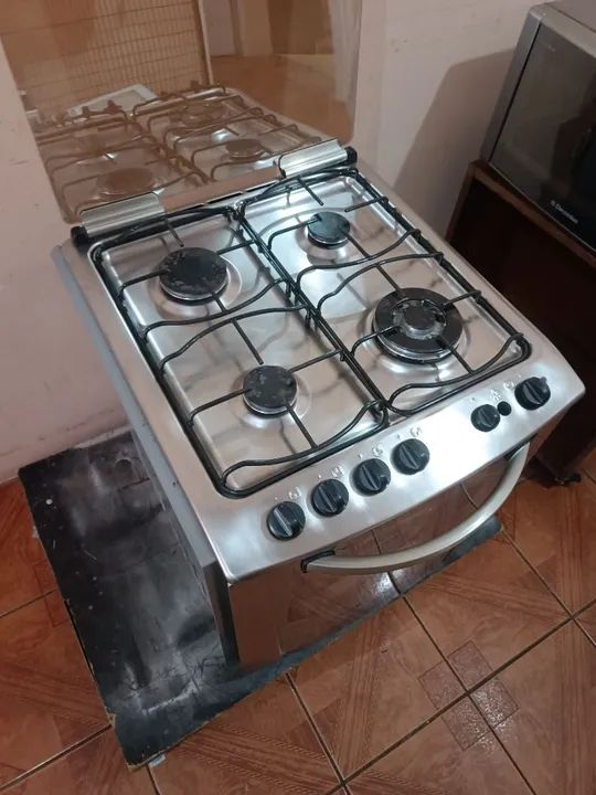 Fogão 4 Bocas Electrolux de embutir em Inox Espelhado Tripla Chama ? - Foto 4
