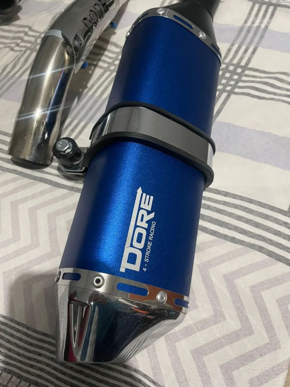 Escapamento DORE 4-Stroke Racing Azul