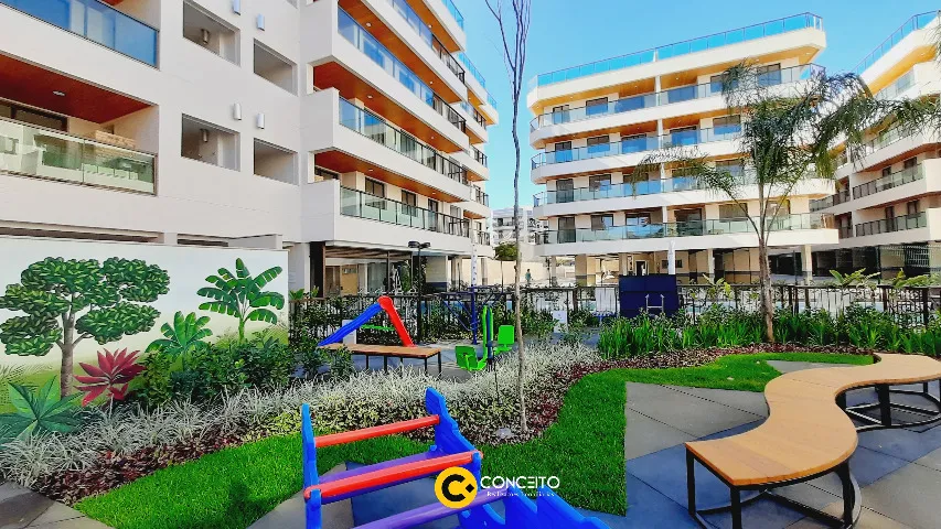 Condomínio Ocean Garden - Apartamentos 2 ou 3 quartos perto da Praia do Forte - Cabo Frio