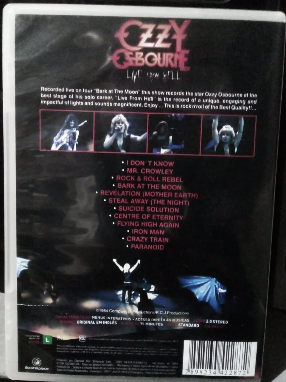 Ozzy Osbourne - Live From Hell DVD 2012 novíssimo! - CDs, DVDs etc