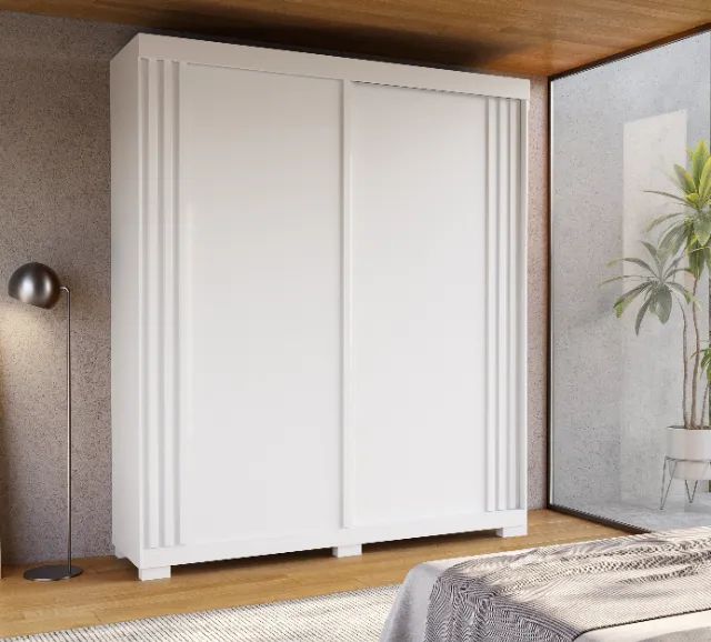 Guarda Roupa 2 Portas Athenas, 100% MDF - ACP - Foto 2