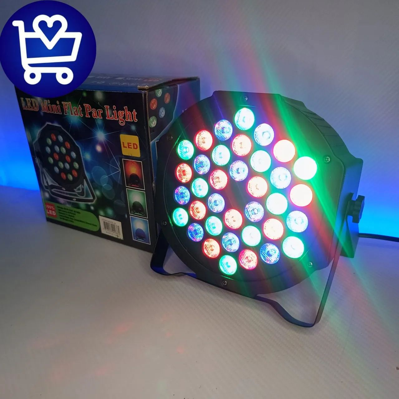 Iluminação LED Mini Flat Par Light - Novo - Foto 4