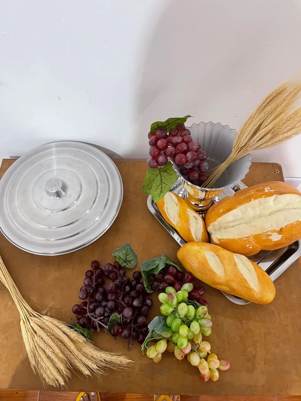 Kit de Decoração para mesa de santa ceia 