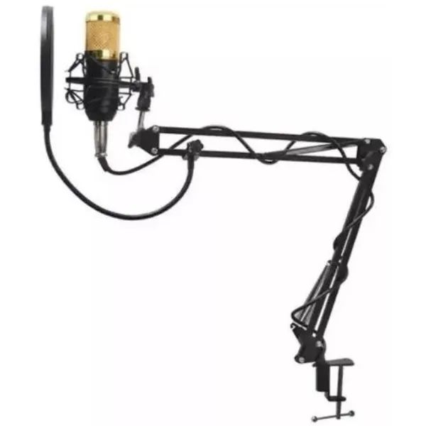 Kit Profissional Com Microfone Condensador Braço Articul - Foto 4