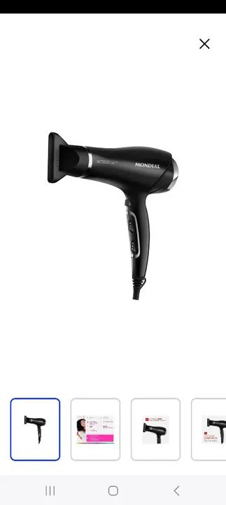 Secador de Cabelo Mondial - Novo
