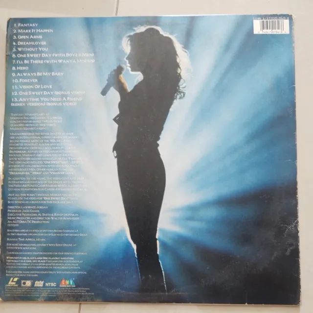Mariah Carey Fantasy: Live At Madison Square Garden - laser cd