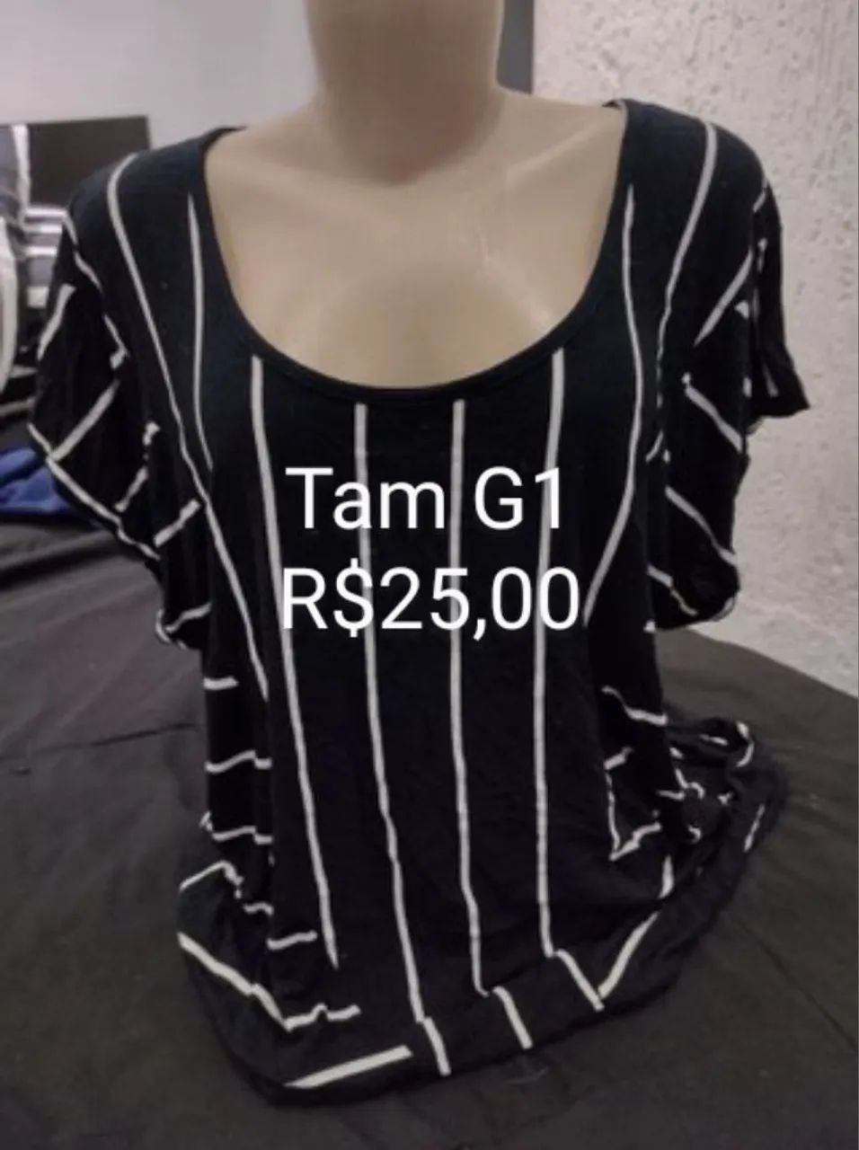 Blusas plus size, G1, a partir de R$25,00