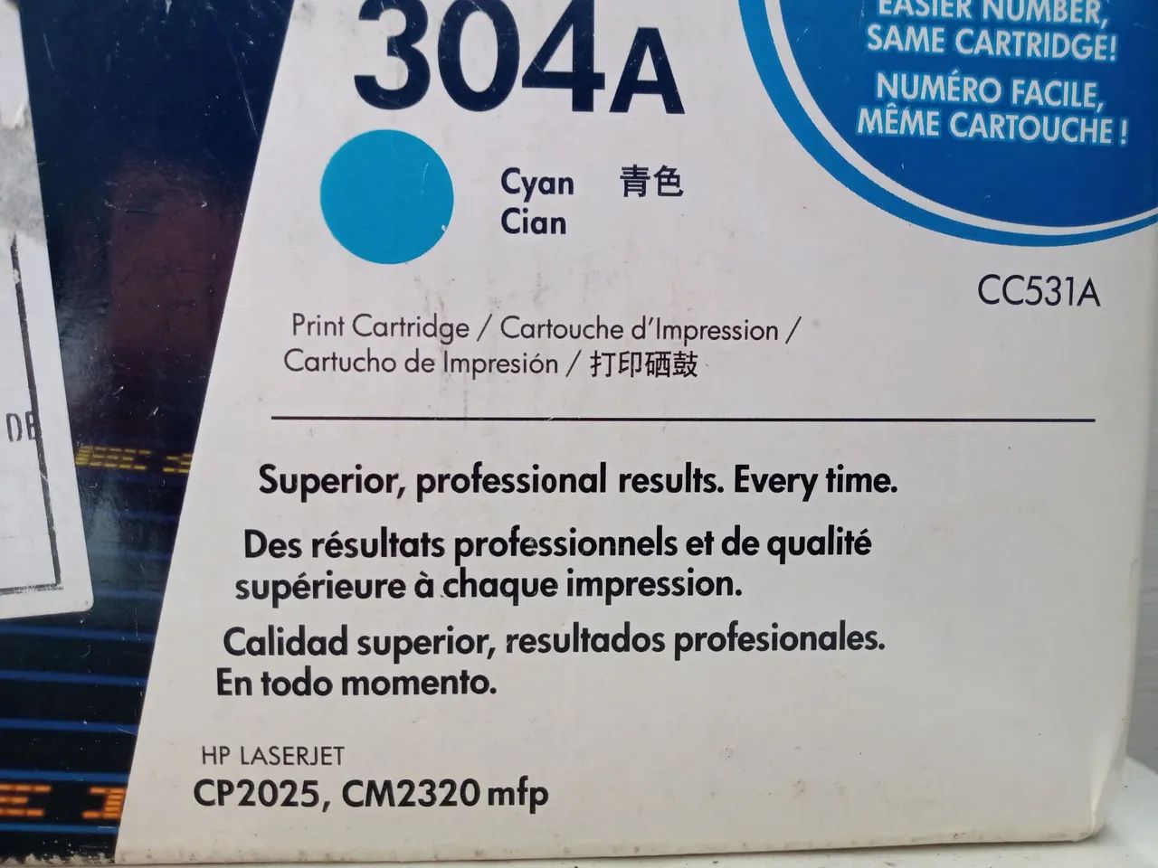 Cartuchos laserjet HP 304A - Black e Cyan - Foto 2