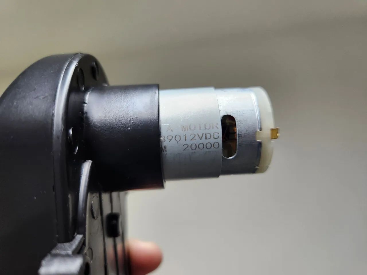 Motor com caixa de redução carrinho infantil RS390 12v 20000RPM - Foto 3