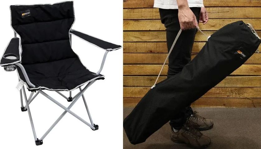 [PROMOÇÃO] Cadeira dobrável com estofado Nautika Boni NTK camping pesca acampamento